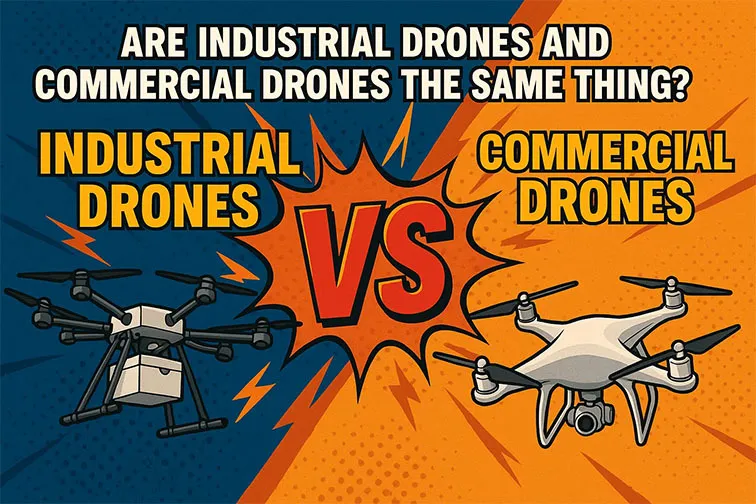 Are Industrial Drones and Commercial Drones the Same Thing Are Industrial Drones and Commercial Drones the Same Thing