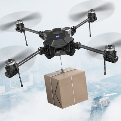 quality Payload UAV 10KG/10KM/30 minutes/ Night Lighting And Dual Bottom Hooks Thrower Drone Delivery factory